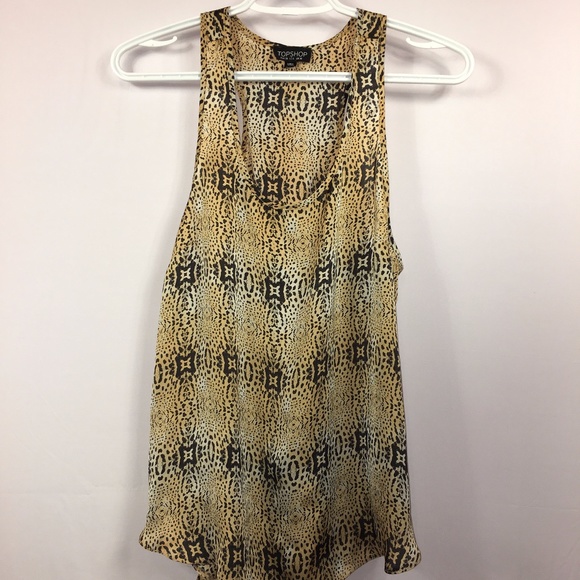 Topshop, flowy tank top, size 6 - Picture 1 of 6